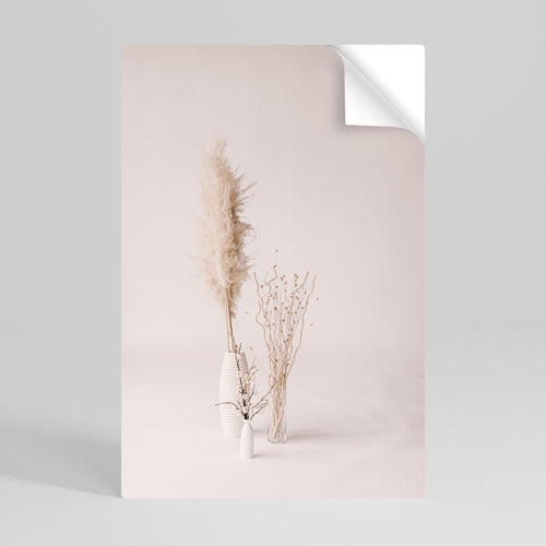 WHISPERING VASES Peel and Stick Vertical Poster