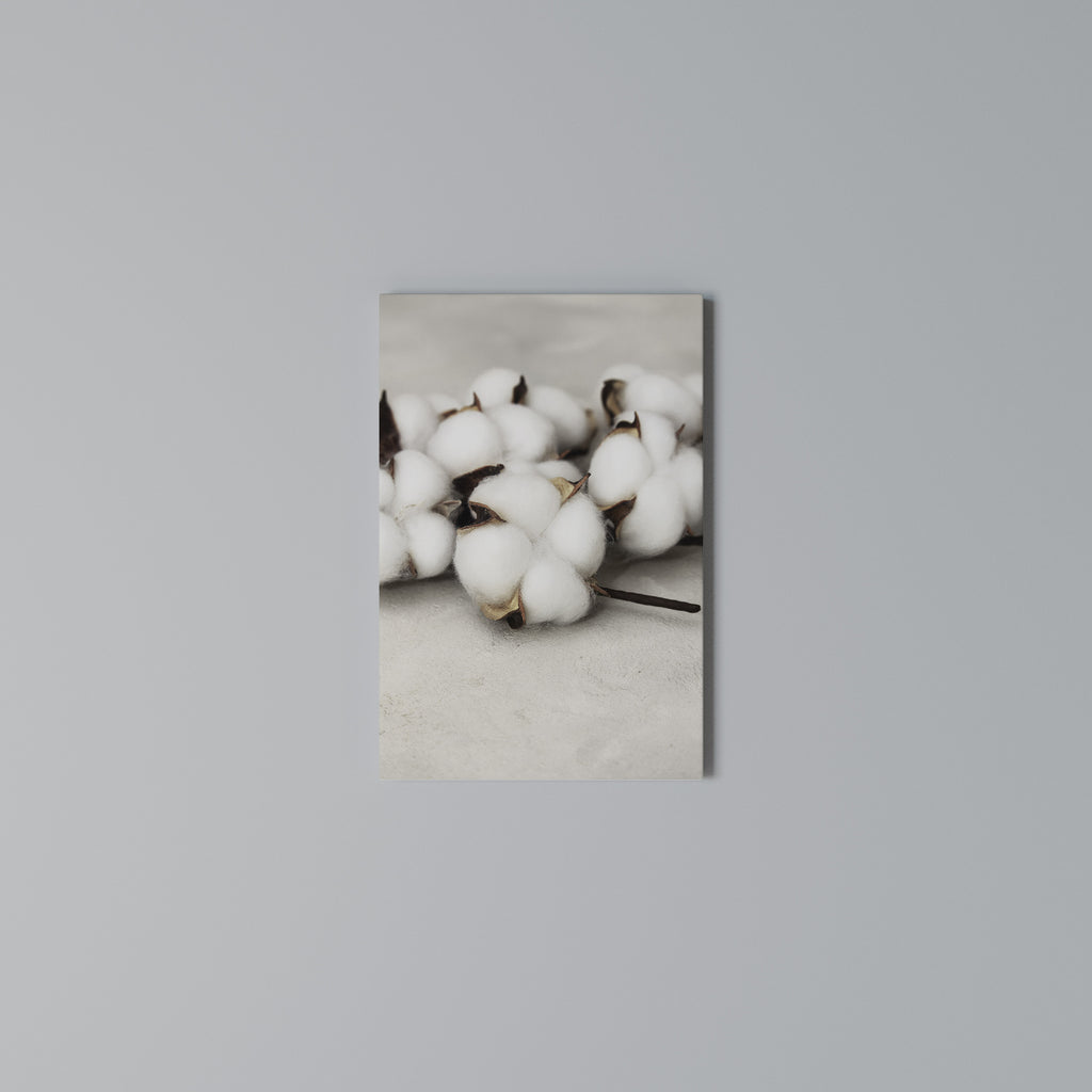 COTTON CLOUDS WHISPERS Vertical Canvas Print