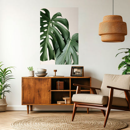 MONSTERA ACCURACY Peel and Stick Vertical Poster