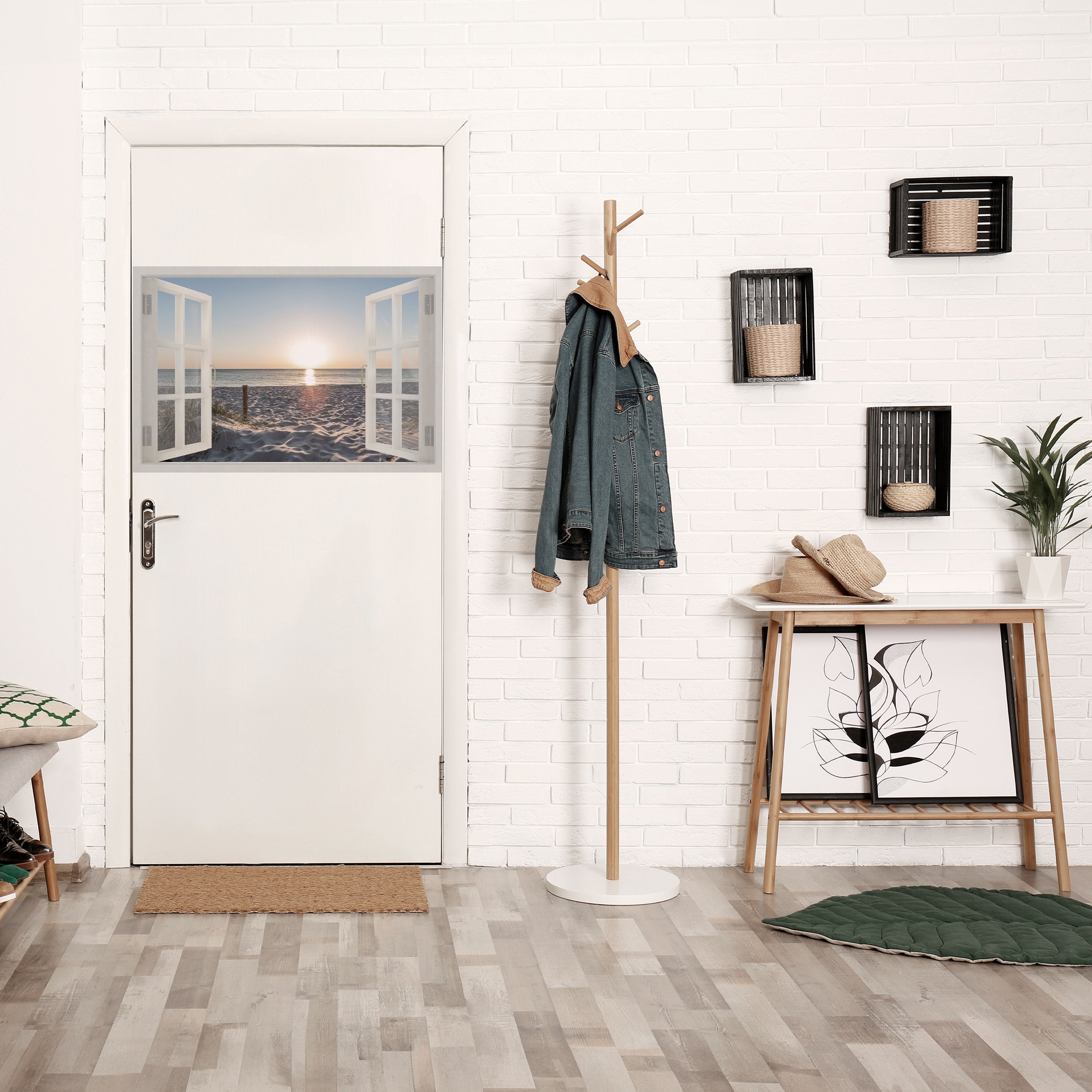 FÖNSTER AV LUGN, skalbar och självhäftande poster