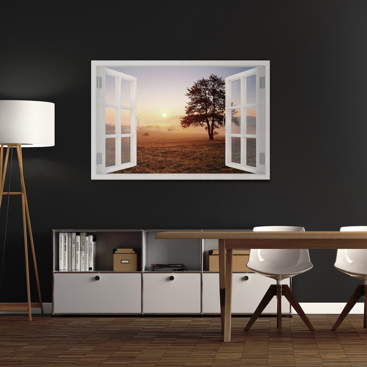OPENING TO DAWN Horizontal Canvas Print