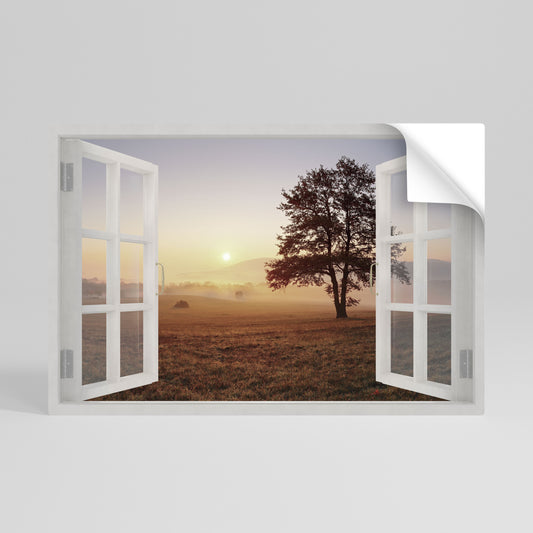 OPENING TO DAWN Självhäftande Horisontell Poster