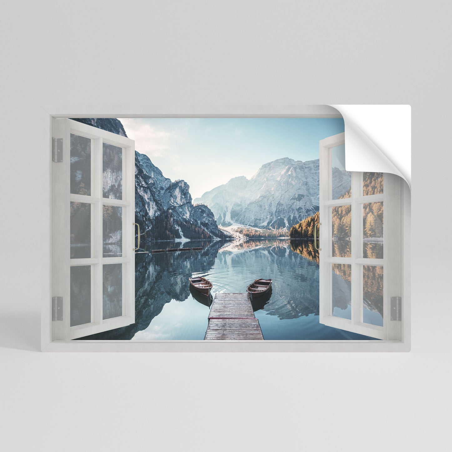 PEEK INTO PARADISE Självhäftande Horisontell Poster