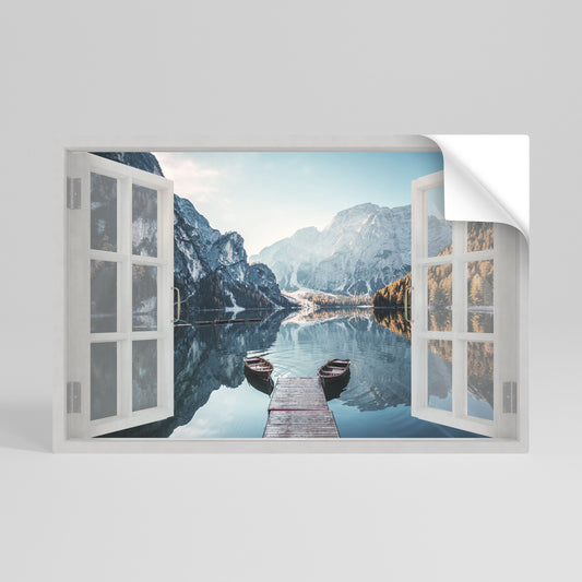 PEEK INTO PARADISE Självhäftande Horisontell Poster