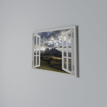 MOUNTAIN VIEWPORT Horizontal Canvas Print