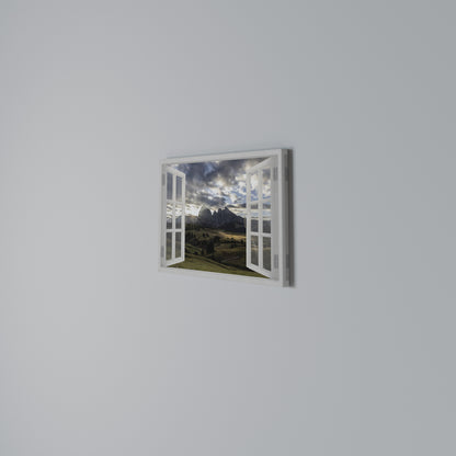 MOUNTAIN VIEWPORT Horizontal Canvas Print