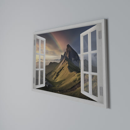 RAINBOW ESCAPE Horizontal Canvas Print