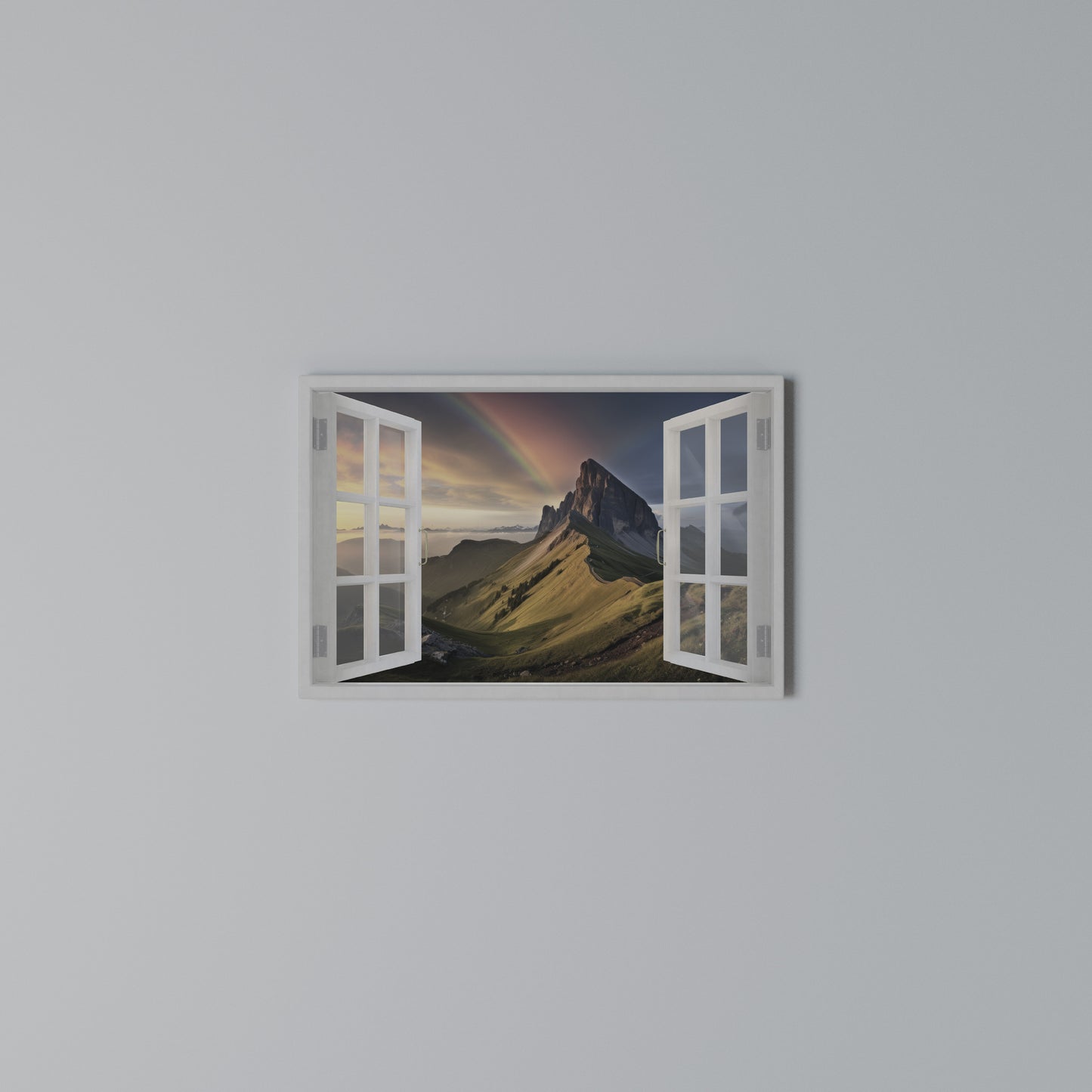 RAINBOW ESCAPE Horizontal Canvas Print