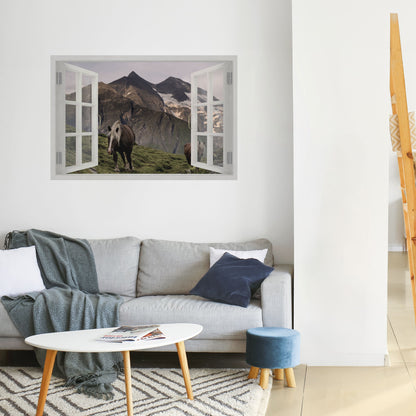 NATURAL FRAME INSPIRATION Peel and Stick Horizontal Poster
