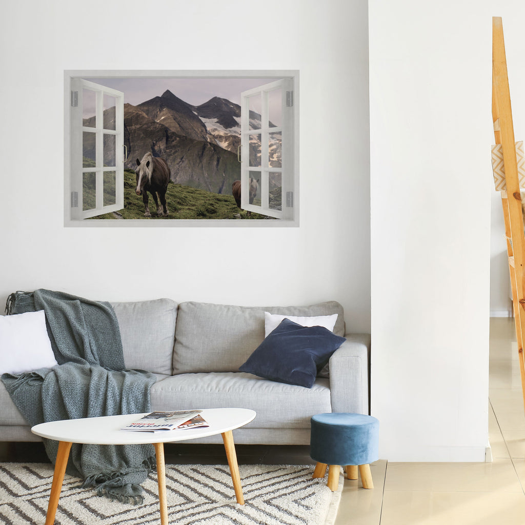 INSPIRATION MED NATURLIG RAM Horisontell Poster med självhäftande papper