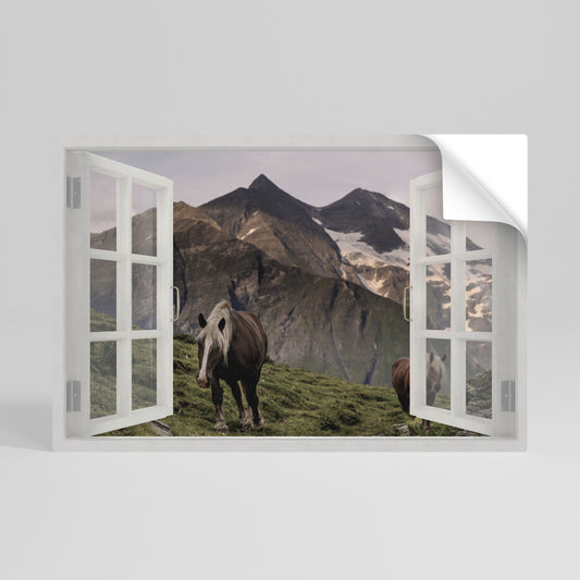 INSPIRATION MED NATURLIG RAM Horisontell Poster med självhäftande papper