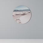 STEPS AWAY Round Wall Art