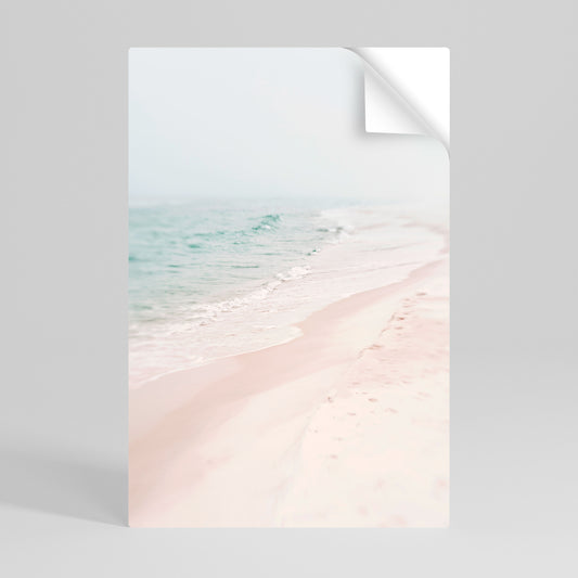 MISTY SHORELINE BLISS Självhäftande Vertikal Poster