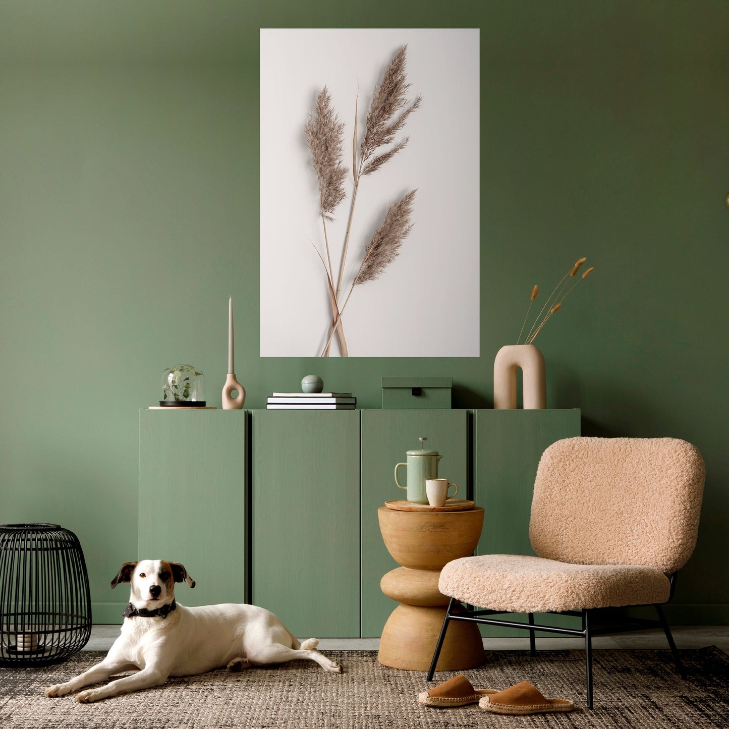 SOFT BREEZE MOMENT Peel and Stick Vertical Poster