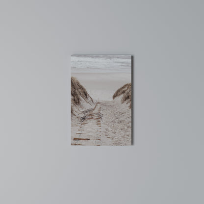 HIDDEN COASTLINE TREK Vertical Canvas Print