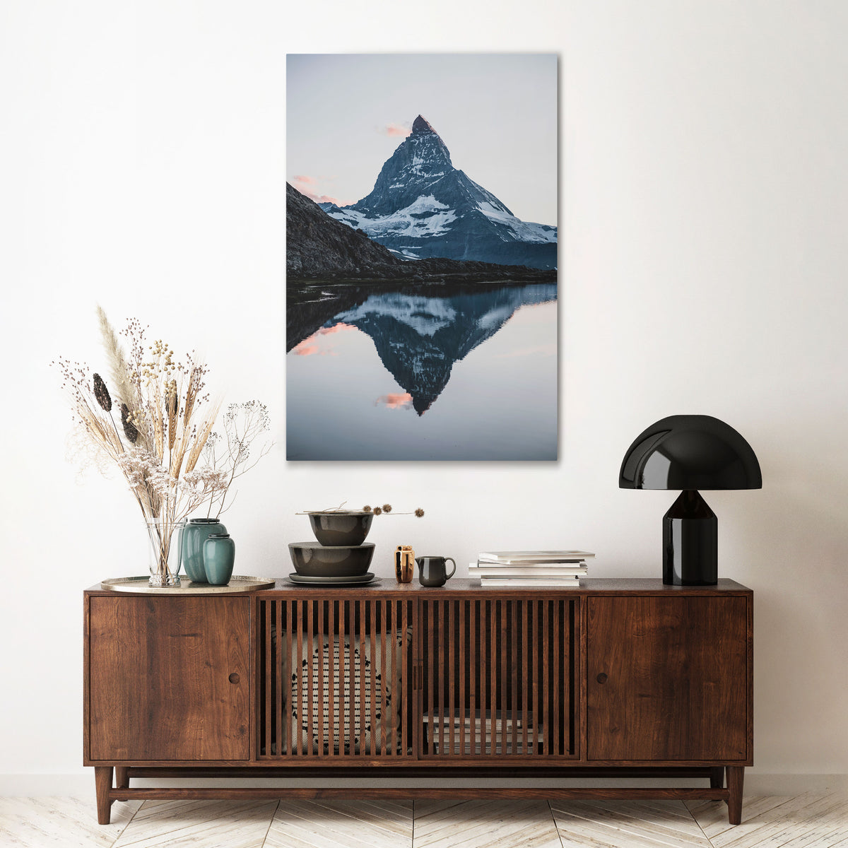 MEMORY OF MATTERHORN Vertical Canvas Print