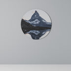 MEMORY OF MATTERHORN Round Wall Art