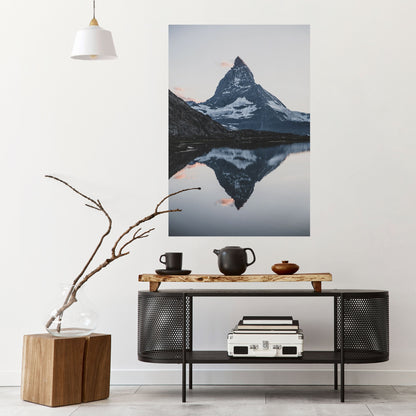 MEMORY OF MATTERHORN Peel and Stick Vertical Poster