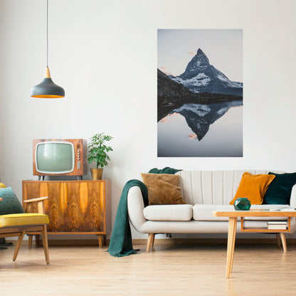 MEMORY OF MATTERHORN Peel and Stick Vertical Poster