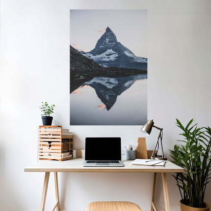 MEMORY OF MATTERHORN Peel and Stick Vertical Poster