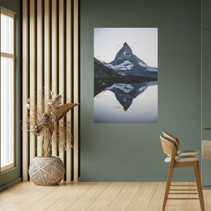 MEMORY OF MATTERHORN Peel and Stick Vertical Poster