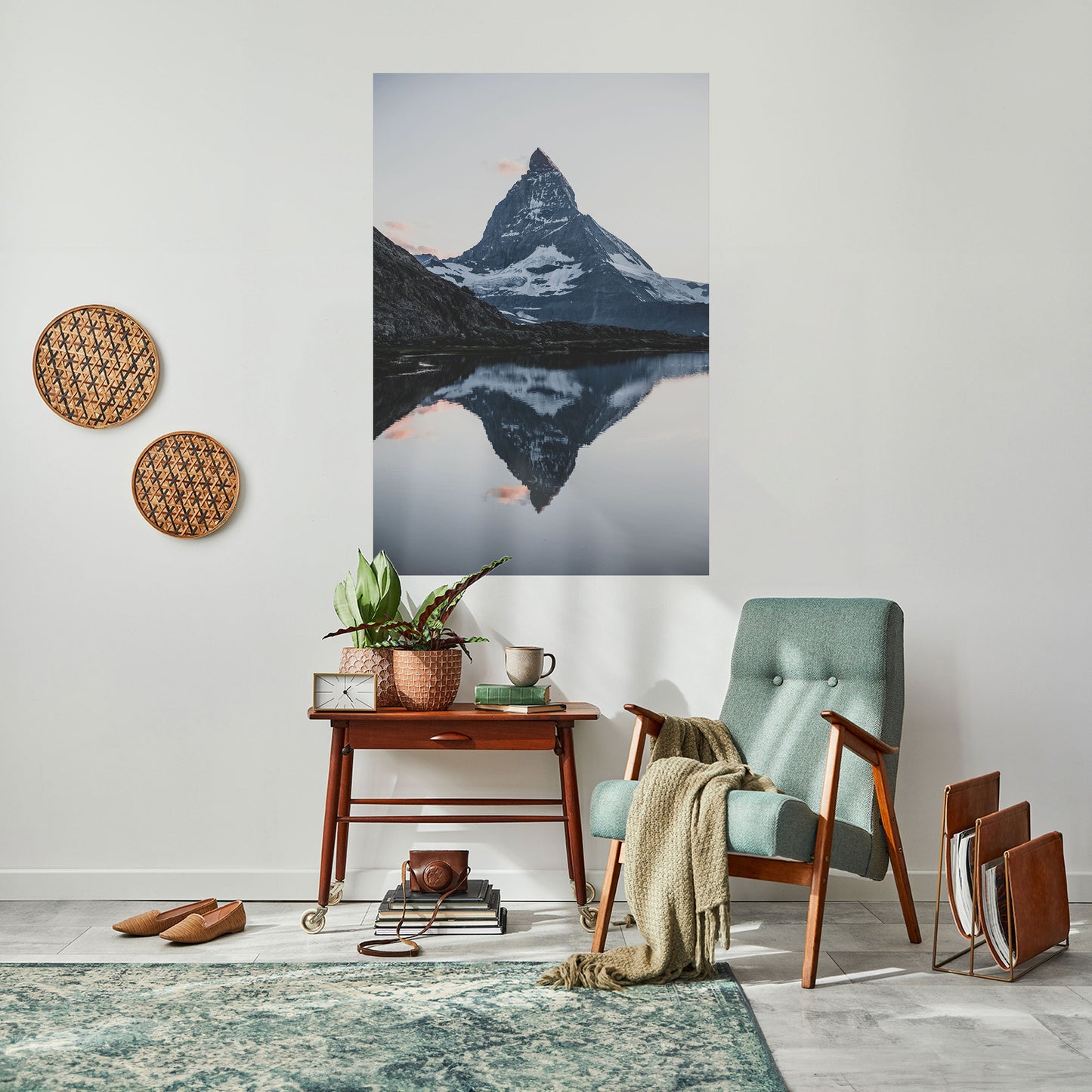 MEMORY OF MATTERHORN Peel and Stick Vertical Poster