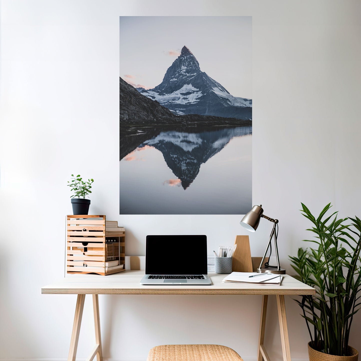 MEMORY OF MATTERHORN Peel and Stick Vertical Poster