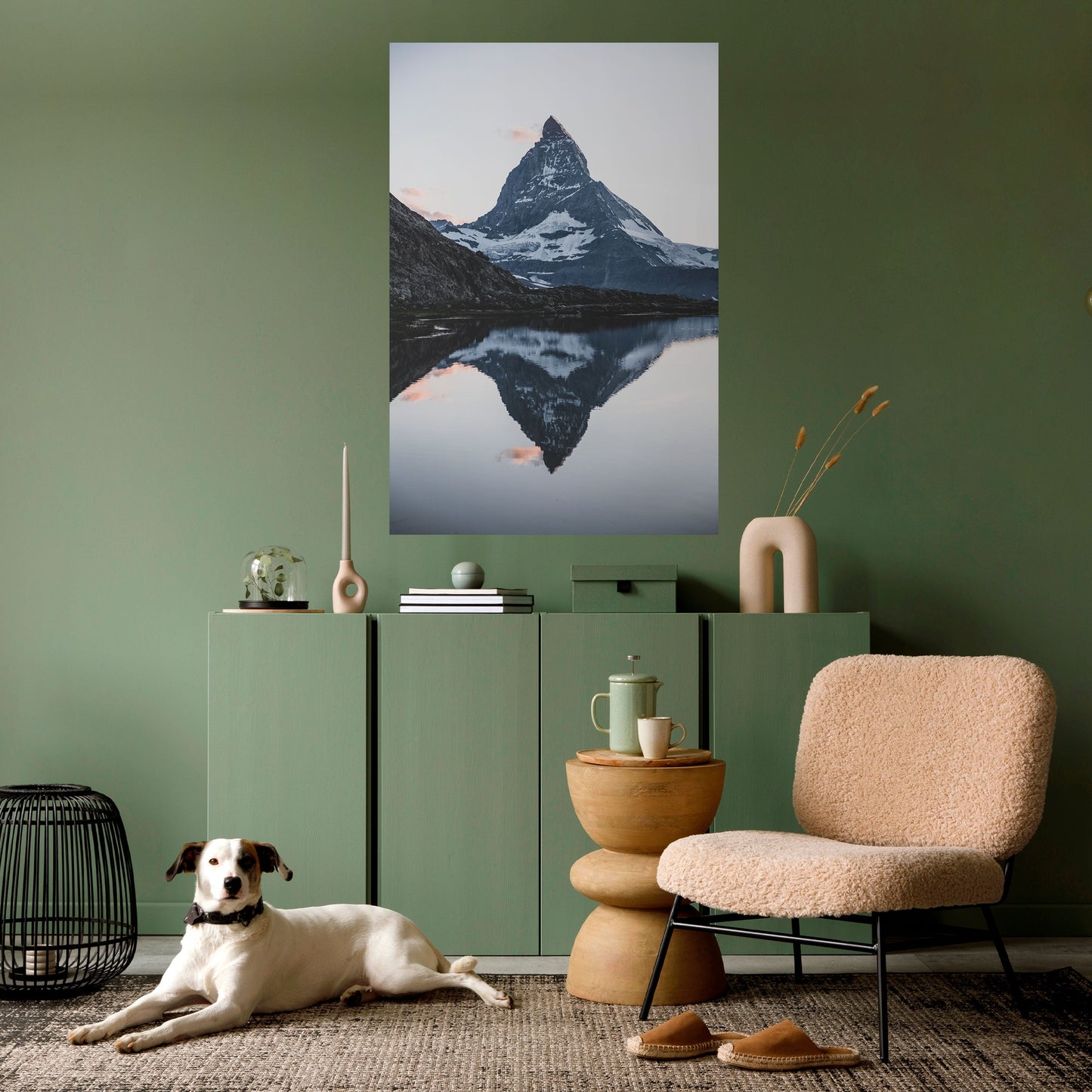 MEMORY OF MATTERHORN Peel and Stick Vertical Poster