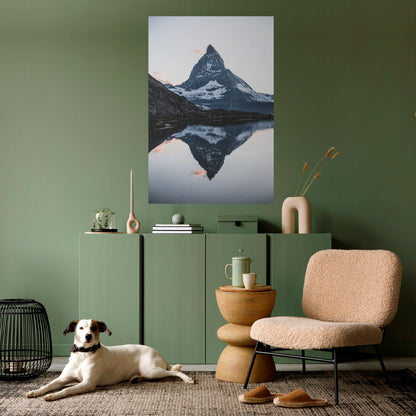 MEMORY OF MATTERHORN Peel and Stick Vertical Poster