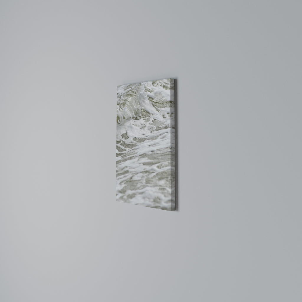 FOAMING ELEGANCE Vertical Canvas Print