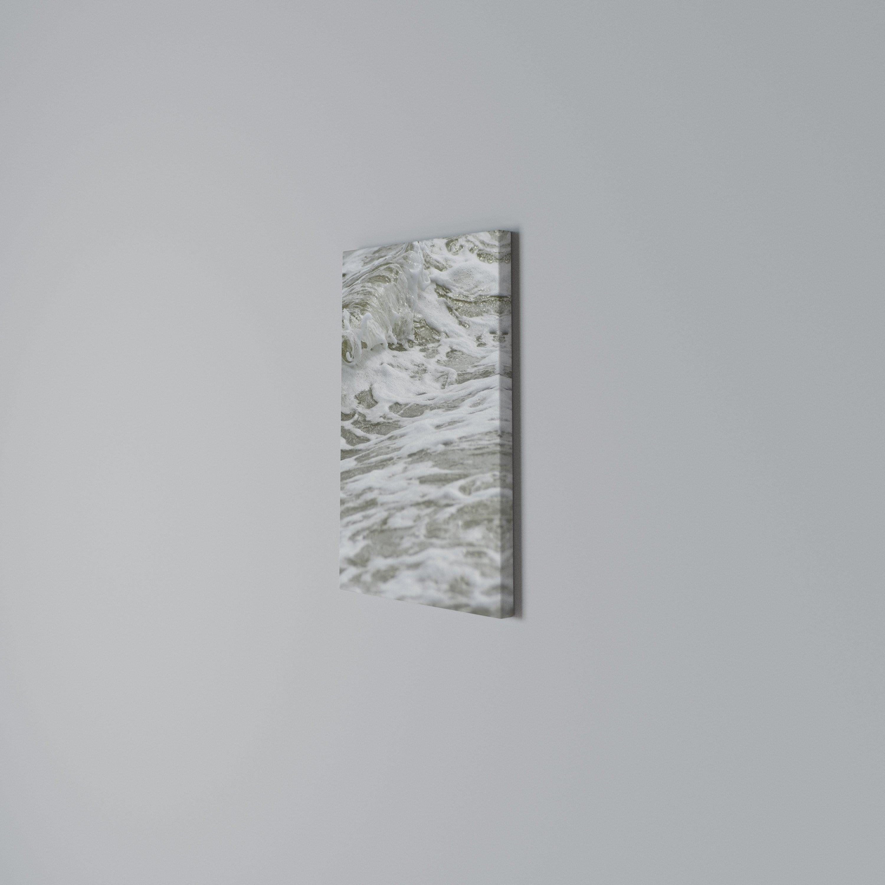 FOAMING ELEGANCE Vertical Canvas Print