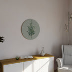 EUCALYPTUS TWIG Round Wall Art