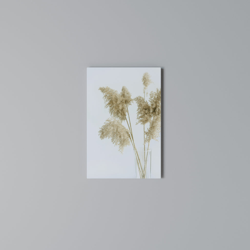 ELEGANT GRASSY SERENITY Vertical Canvas Print