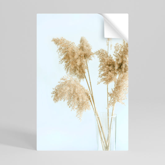 ELEGANT GRASSY SERENITY Självhäftande Vertikal Poster