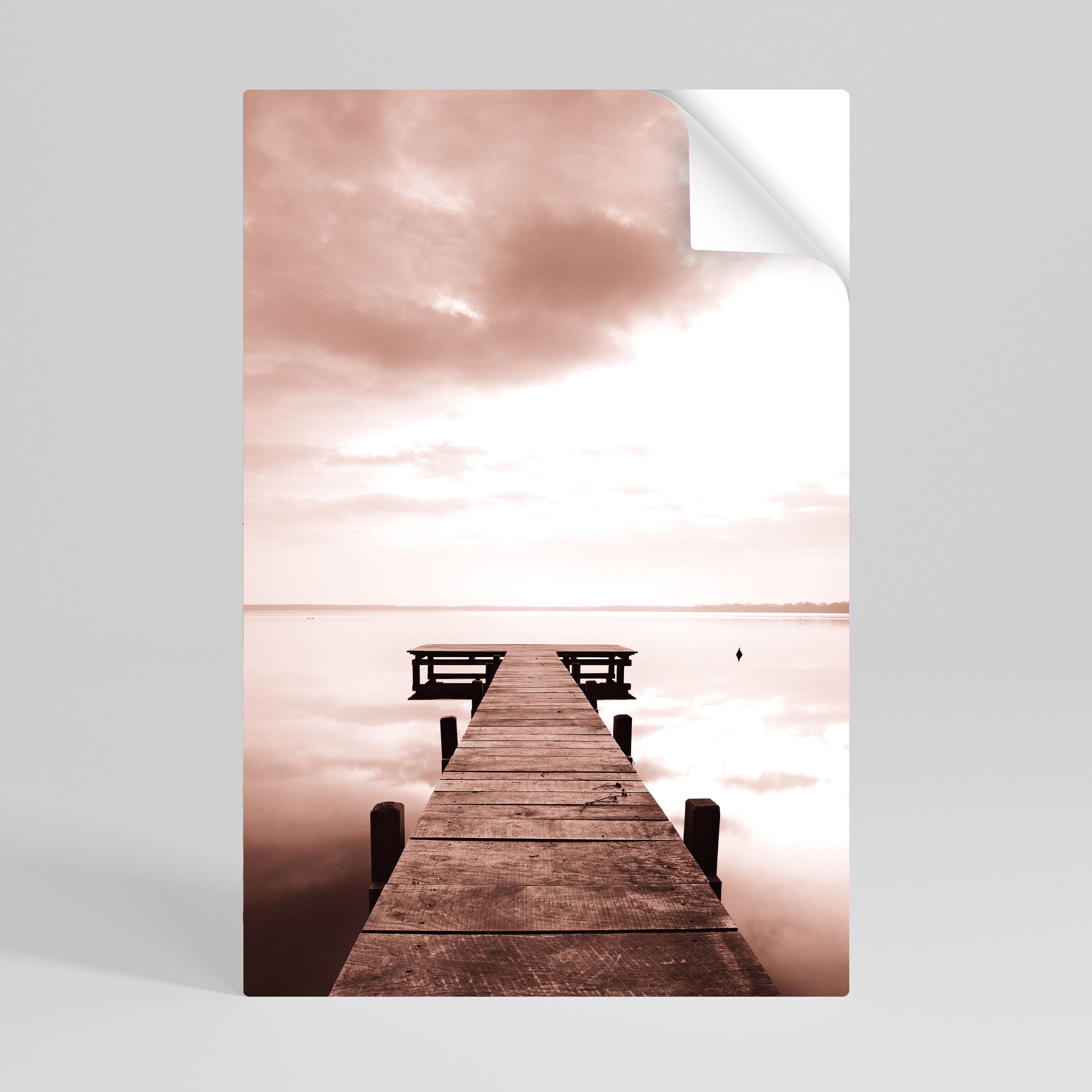 ECHOES OF STILLNESS Självhäftande Vertikal Poster