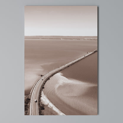 HORIZON BOUND JOURNEY Vertical Canvas Print