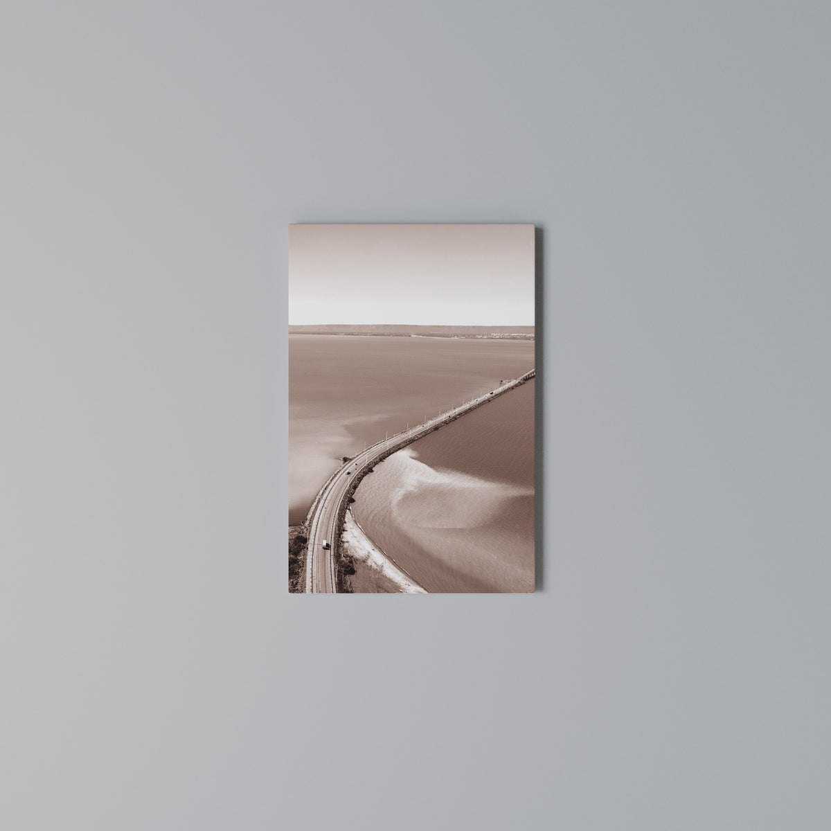 HORIZON BOUND JOURNEY Vertical Canvas Print