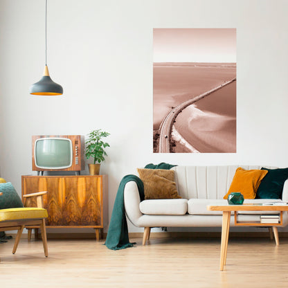 HORIZON BOUND JOURNEY Peel and Stick Vertical Poster