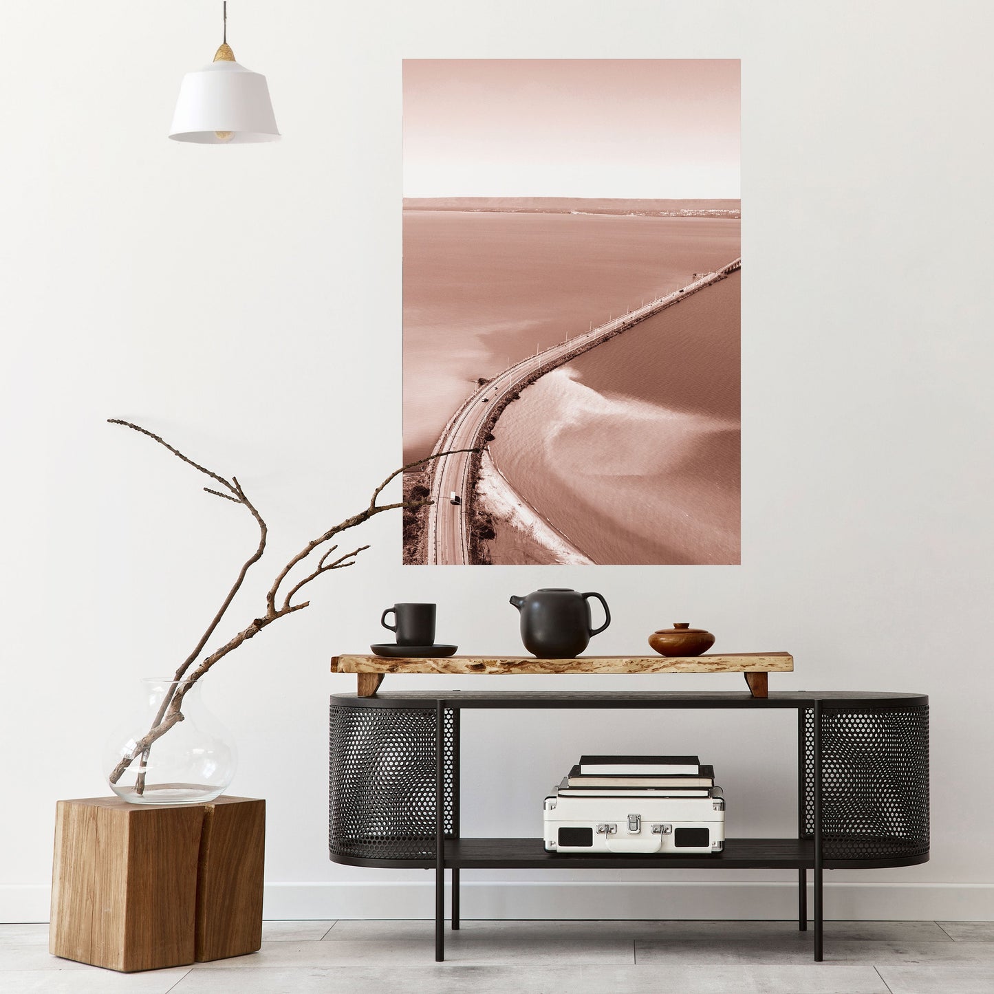 HORIZON BOUND JOURNEY Peel and Stick Vertical Poster