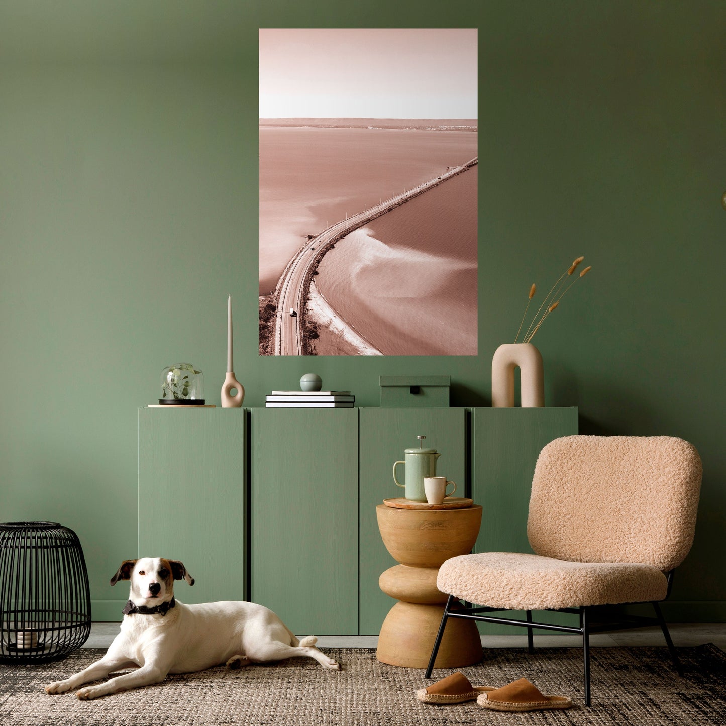 HORIZON BOUND JOURNEY Peel and Stick Vertical Poster