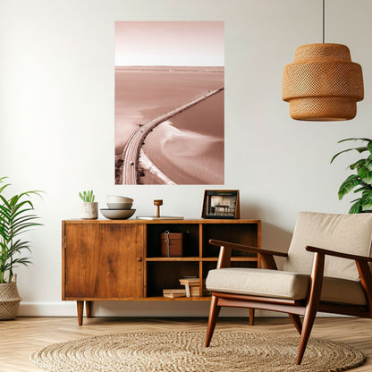 HORIZON BOUND JOURNEY Peel and Stick Vertical Poster