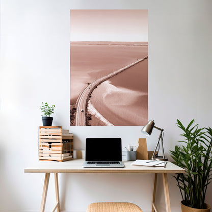 HORIZON BOUND JOURNEY Peel and Stick Vertical Poster