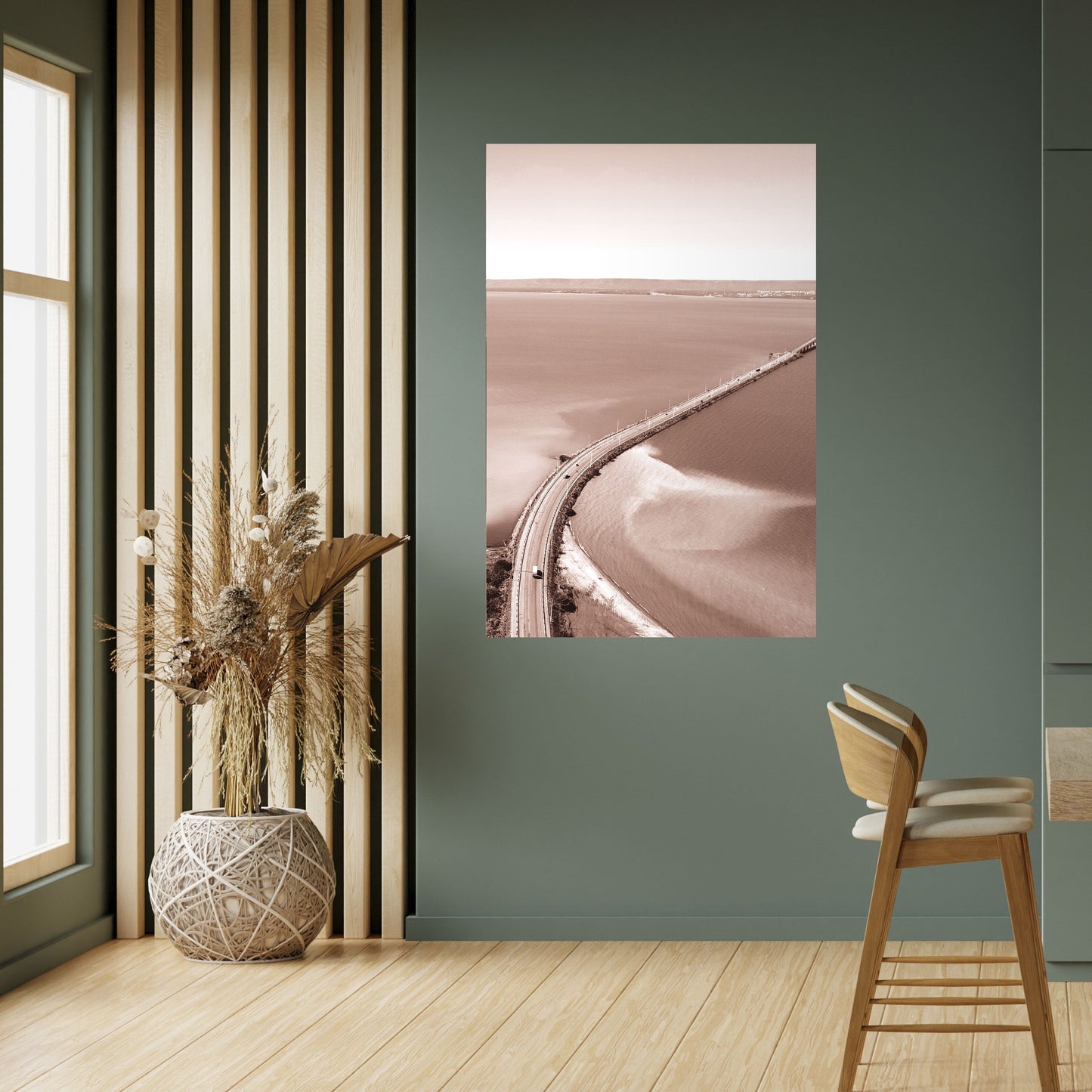 HORIZON BOUND JOURNEY Peel and Stick Vertical Poster