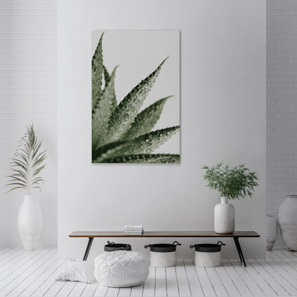DEWDROP SYMPHONY Vertical Canvas Print