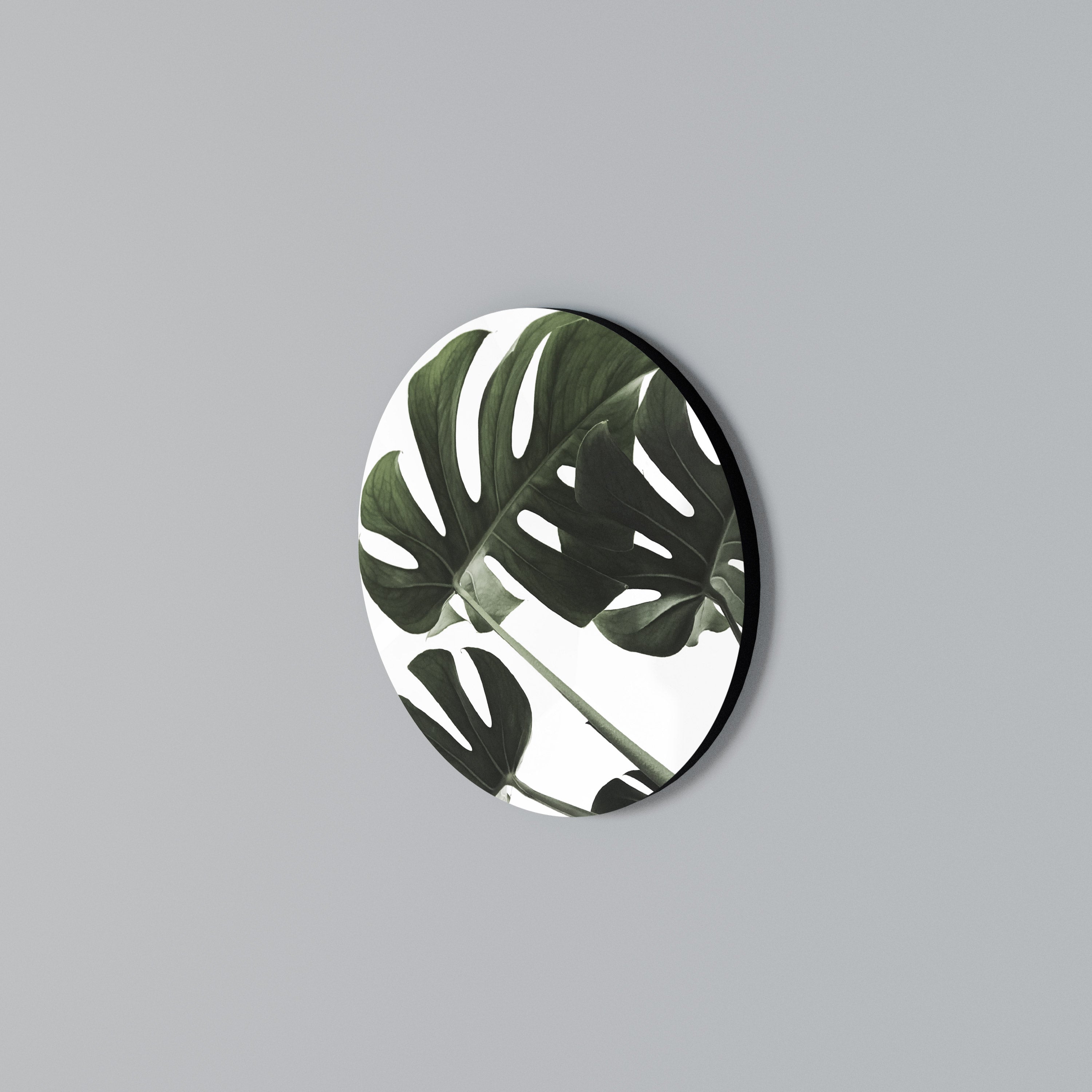 FOLIAGE FUSION Round Wall Art