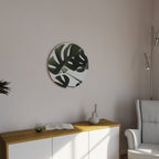 FOLIAGE FUSION Round Wall Art