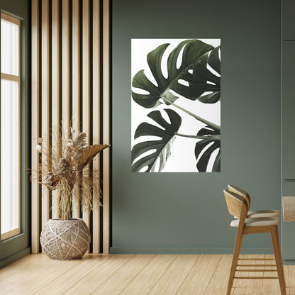 FOLIAGE FUSION Peel and Stick Vertical Poster