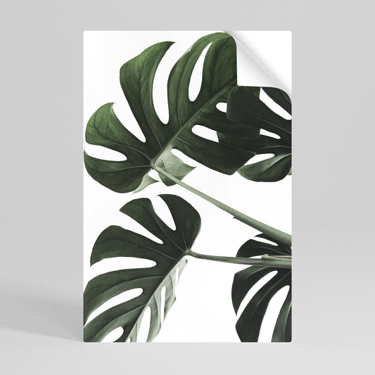 FOLIAGE FUSION Peel and Stick Vertical Poster