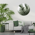 PALM PARADISE DANCE Round Wall Art