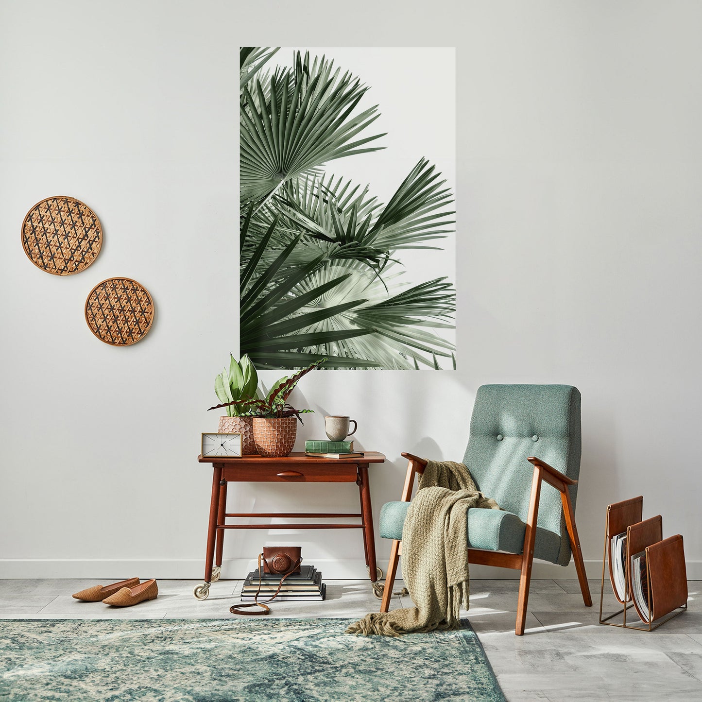 PALM PARADISE DANCE Vertikal affisch med självhäftande motiv